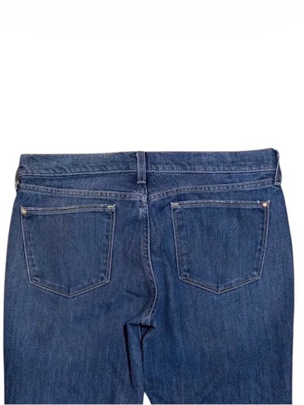 Old Navy The Flirt Bootcut Jeans Size 12 Long Medium Wash Stretch 33 Inseam - Picture 5 of 8